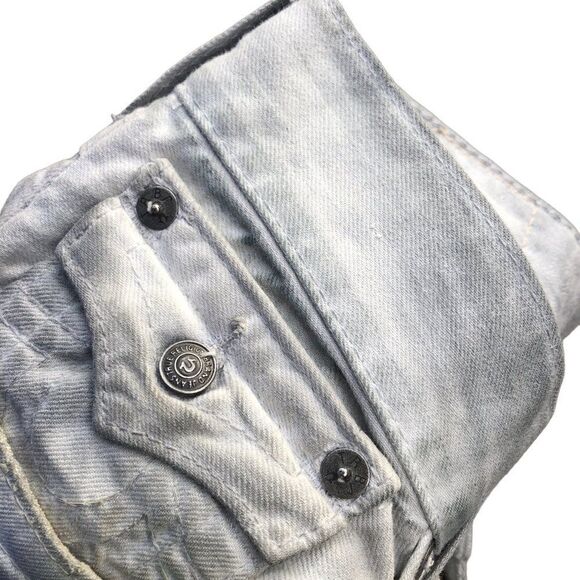 Vintage True Religion Jeans Size 36 RICKY Gray/White - Picture 11 of 12